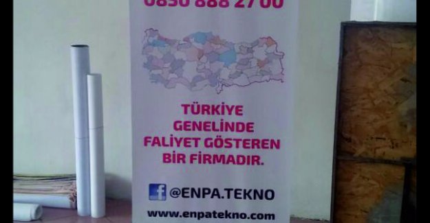 80x200 cm Banner reklam