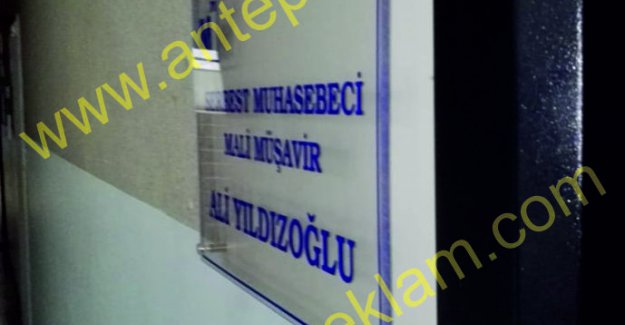 Akrilik büro levhası