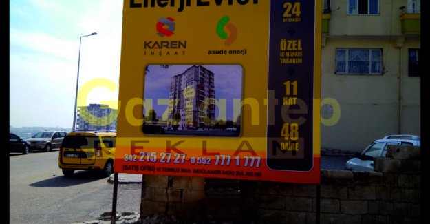 Ayaklı inşaat tabelası vinil