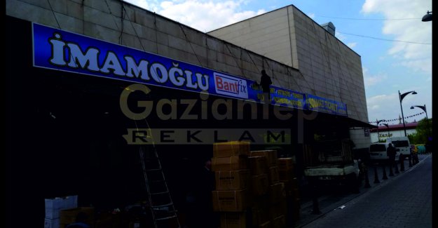 Çatı üstü vinil germe tabela