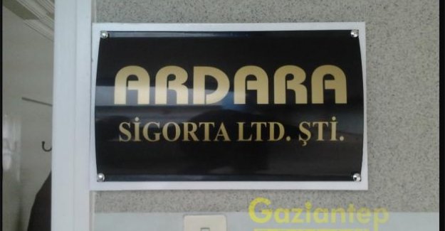 Dekoratif Büro Levhası
