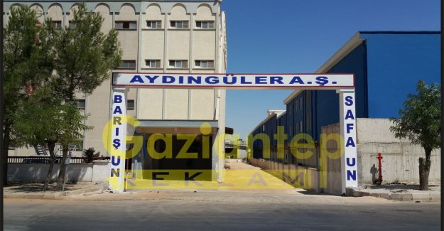 Fabrika giriş takı tabelası