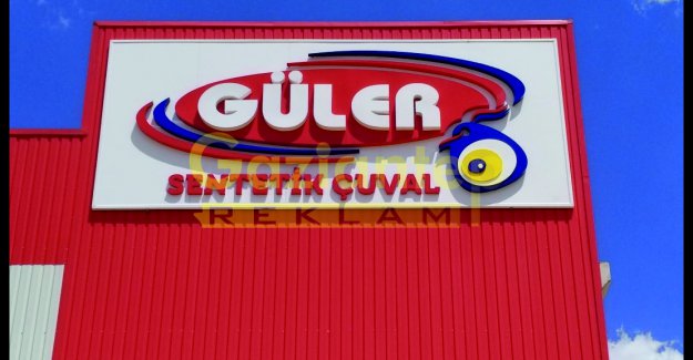 Galvenizli sac kutu harf çatı tabelası