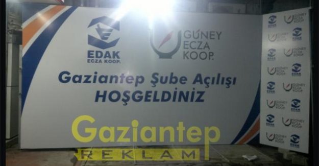 Gek ve Edak Ecza Koop Açılış Afişi