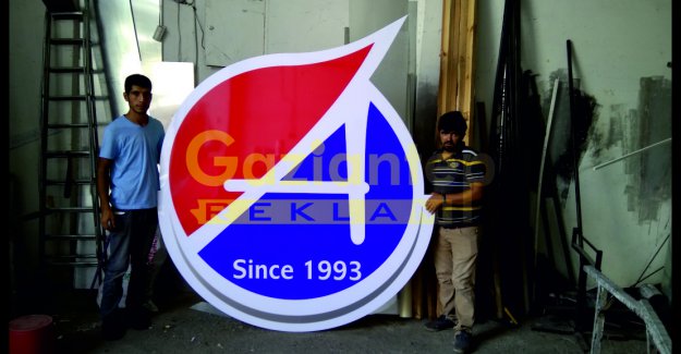Işıklı çatı tabelası imalat aşaması