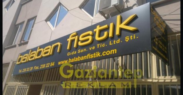 Kompozit Zeminli Alüminyum Harfli Tabela
