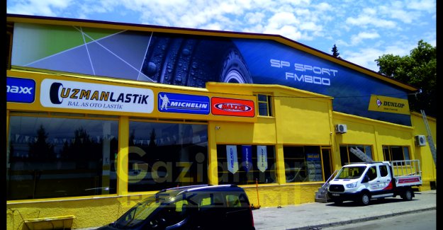 Lastikci cephe vinil giydirme