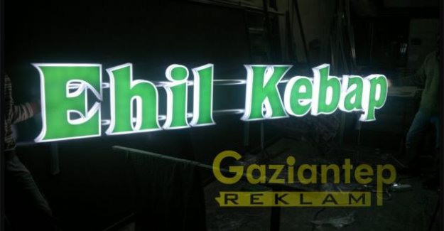 Led Aydınatmalı Plegsiglas Tabela