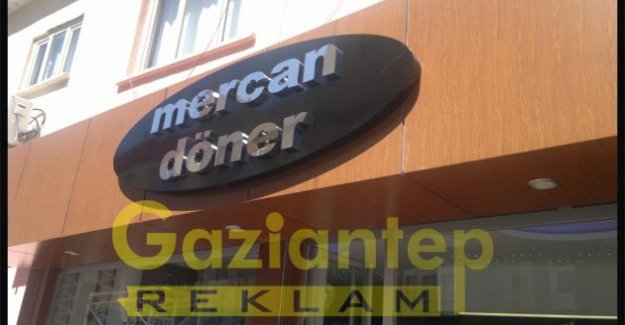 Mercan Döner Kutu Harf Tabela