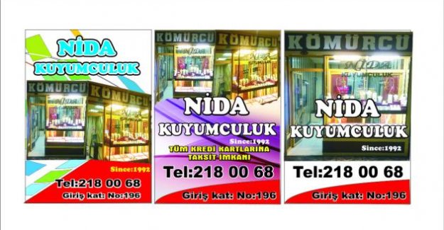 Nida Kuyumculuk Vitrin Çalışmaları