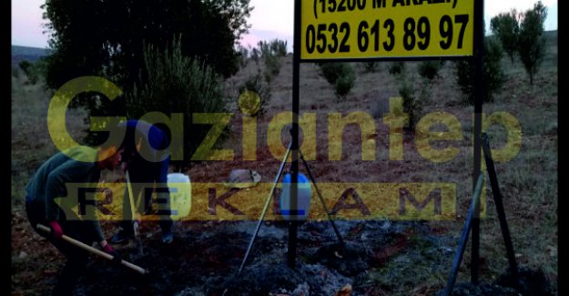 Satılık arsa tabelası