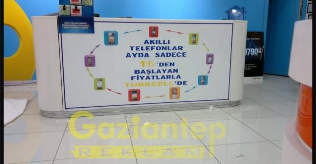 Turkcell Banko Üzeri Dijital Baskı Uygulaması
